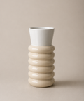 VASO FOLE G - BRANCO FOSCO - MARFIM