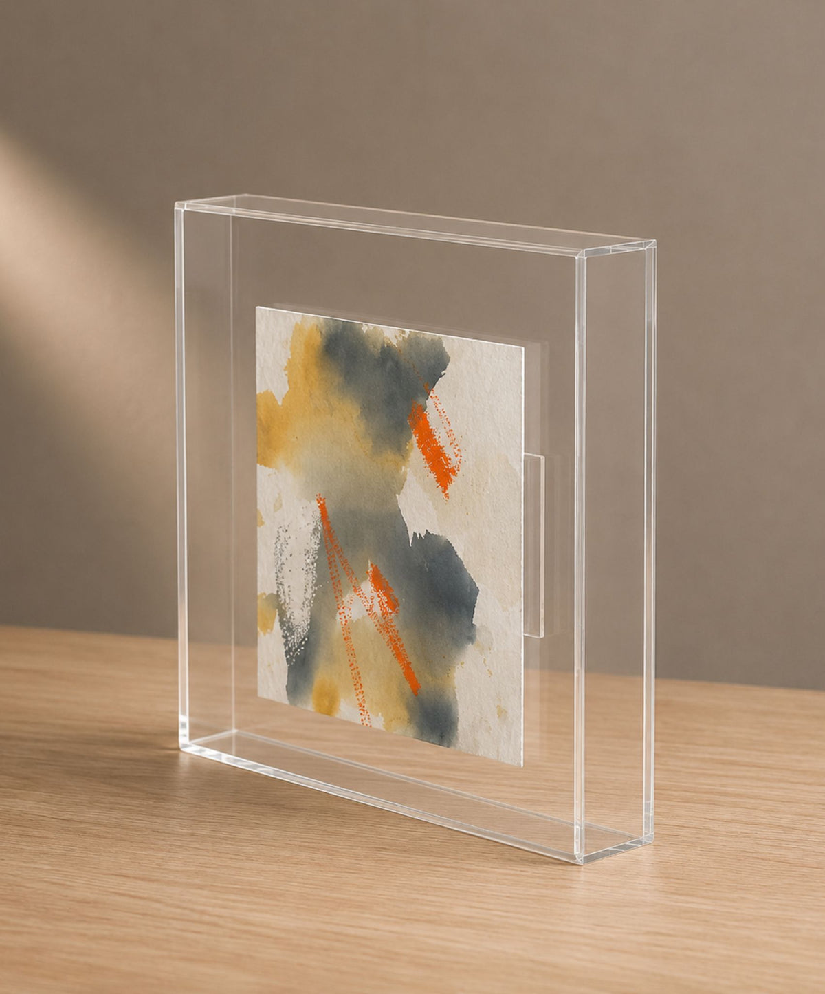 Quadro em Acrílico com Pintura Abstrata em Técnica Mista | Felipe Bernardes