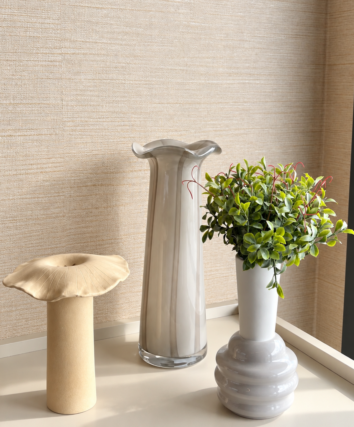 Vaso Fole P – Branco Fosco