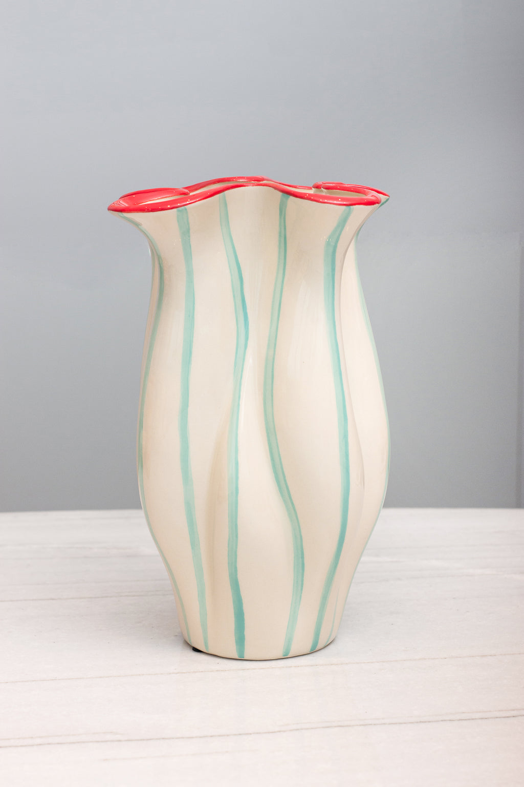 Vaso Línea Azul e Vermelho
