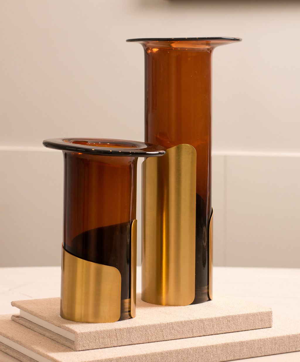 VASO DE VIDRO ORO MOKA P