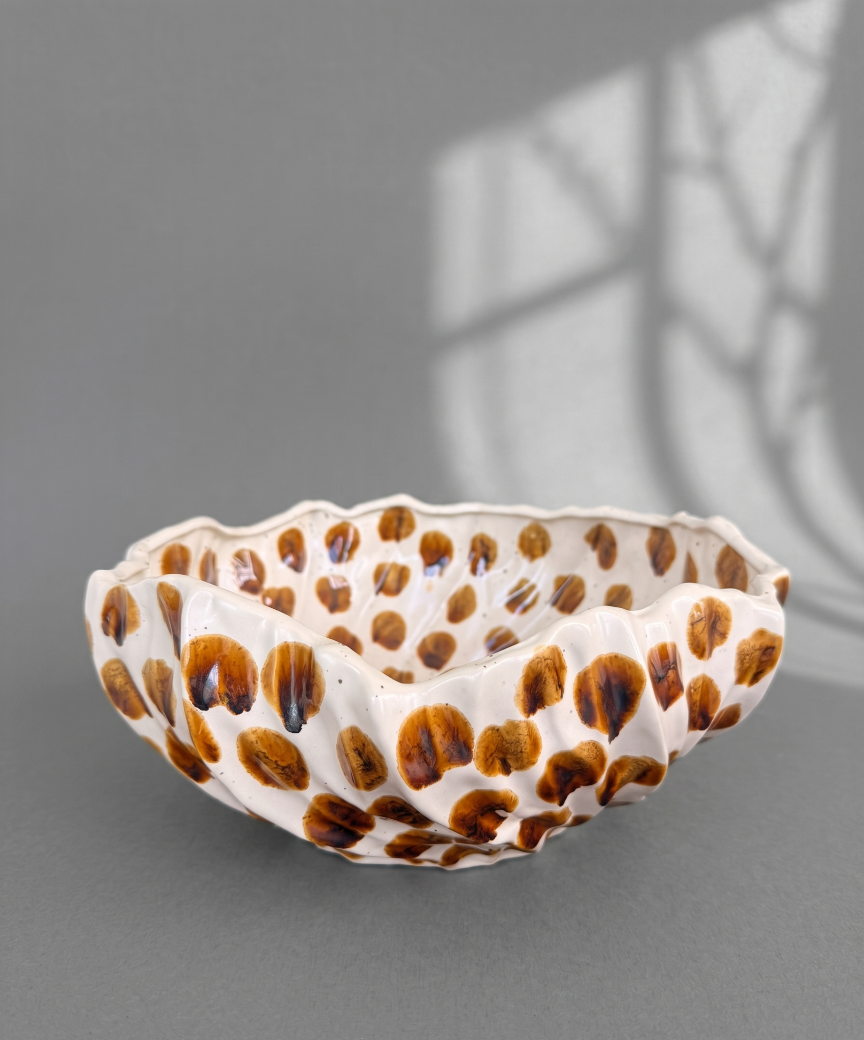 Bowl Animal Print Marrom