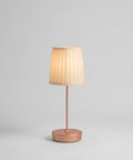 Luminária de Mesa Swap Pro com cúpula de Tecido Plissado | Zaff Design