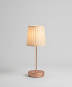 Luminária de Mesa Swap Pro com cúpula de Tecido Plissado | Zaff Design