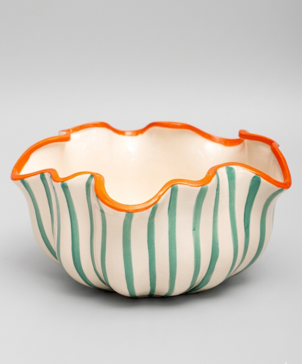 Vaso Línea Baixo Azul com Laranja