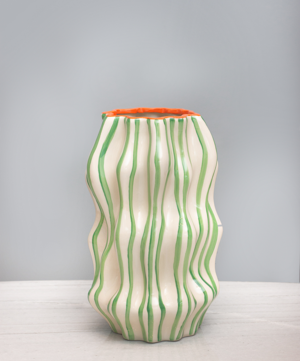 Vaso Linea Verde e Laranja