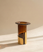 VASO DE VIDRO ORO MOKA P
