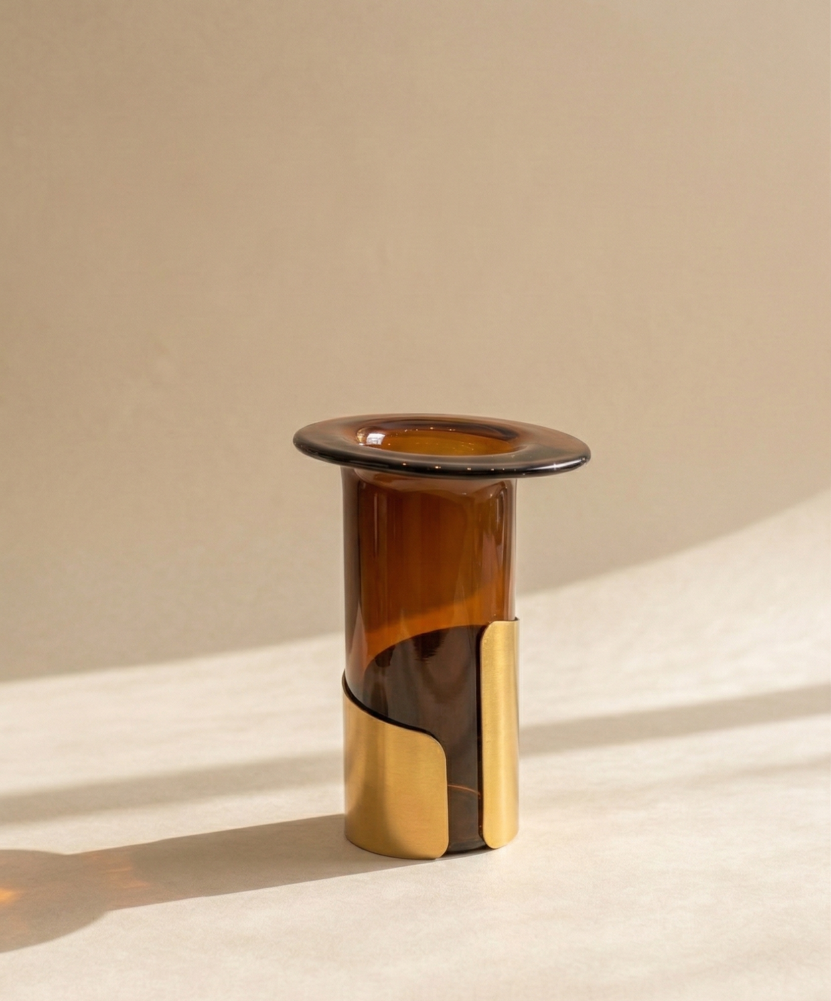VASO DE VIDRO ORO MOKA P