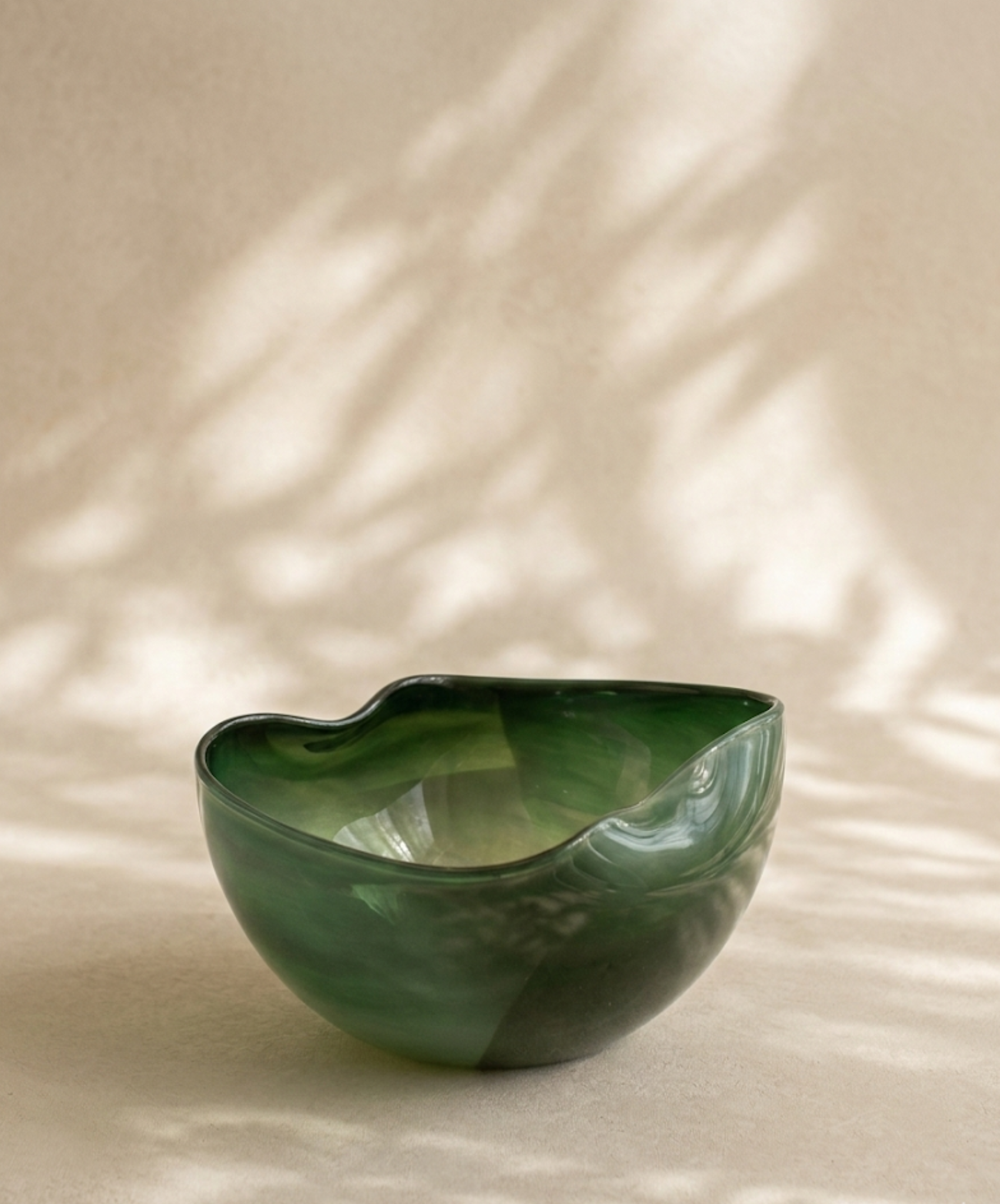 VASO DE VIDRO JADE G
