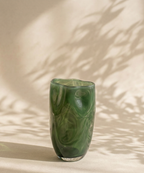 VASO DE VIDRO JADE P